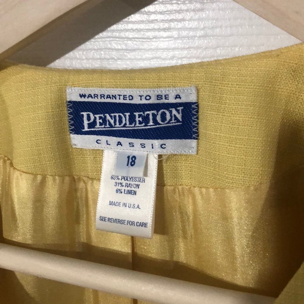 Yellow Pendleton Blazer - image 2